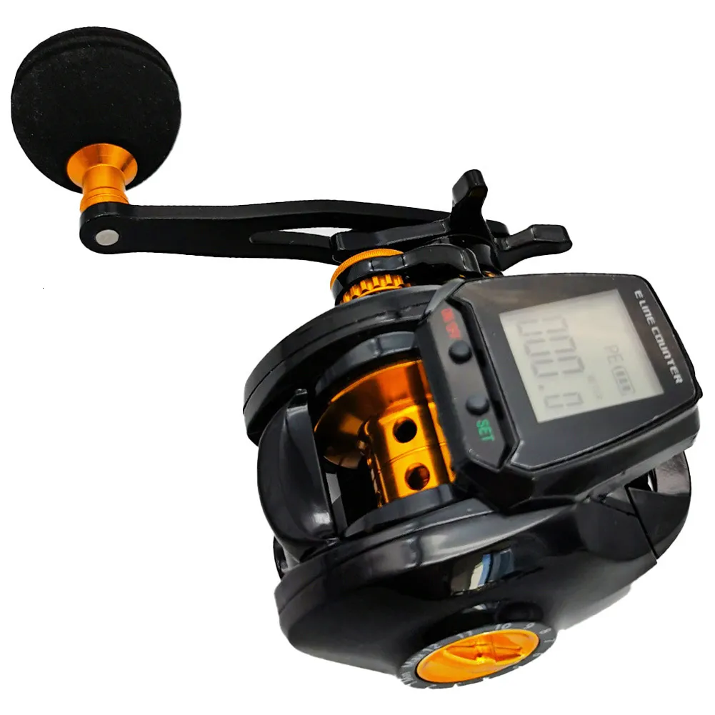 Digital Baitcasting Reel With Accurate Line Counter, Large Display