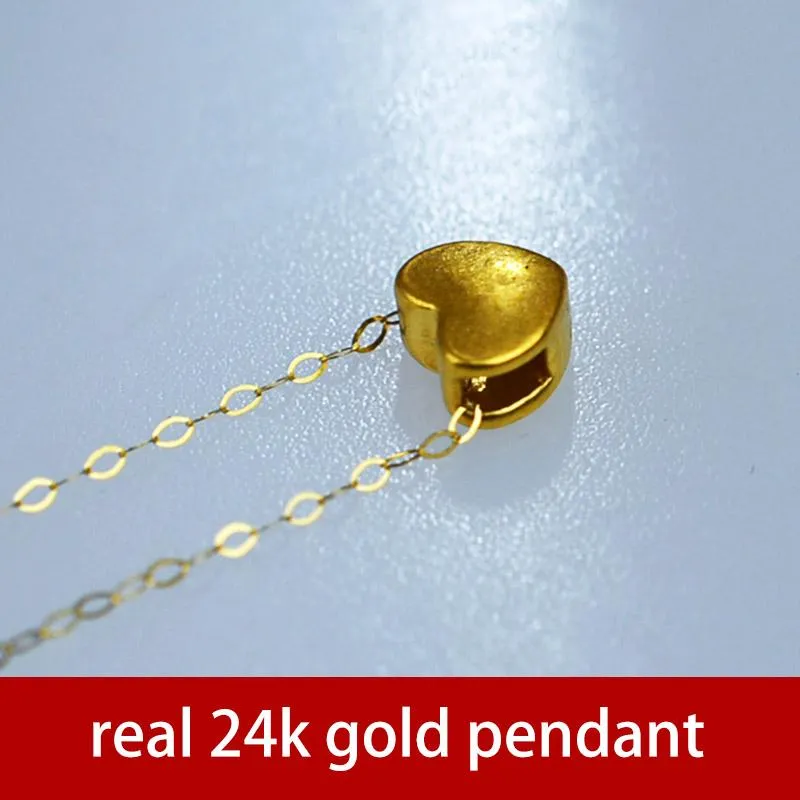 Ожерелья Nymph Real Gold Jewelry Collece Cool Sender Solid Pure Au750 Цепь для женщин Партия Чистые украшения D504