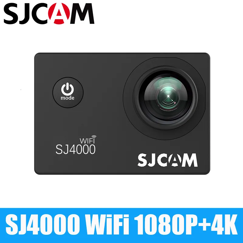 Câmeras à prova de intempéries Original SJCAM SJ4000 WIFI Action Camera 1080P HD 2.0 "Impermeável Cam Sport DV Connector Set 230825