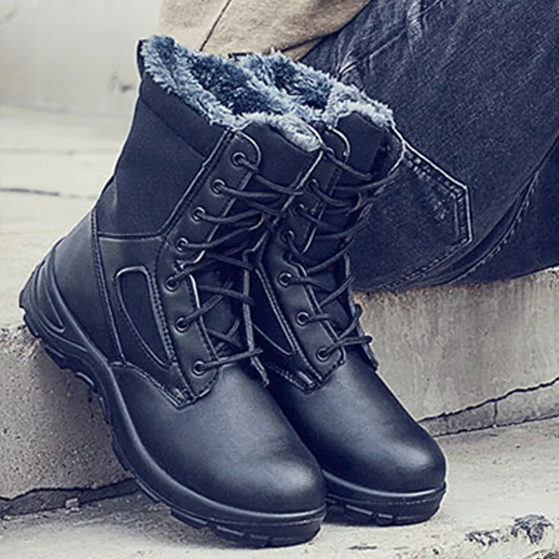 Mens steel toe winter work cheap boots
