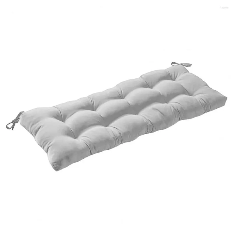 Oreiller épais en coton, tissu Polyester, doux, épais, banc d'extérieur, antidérapant, élastique, confortable pour le jardin