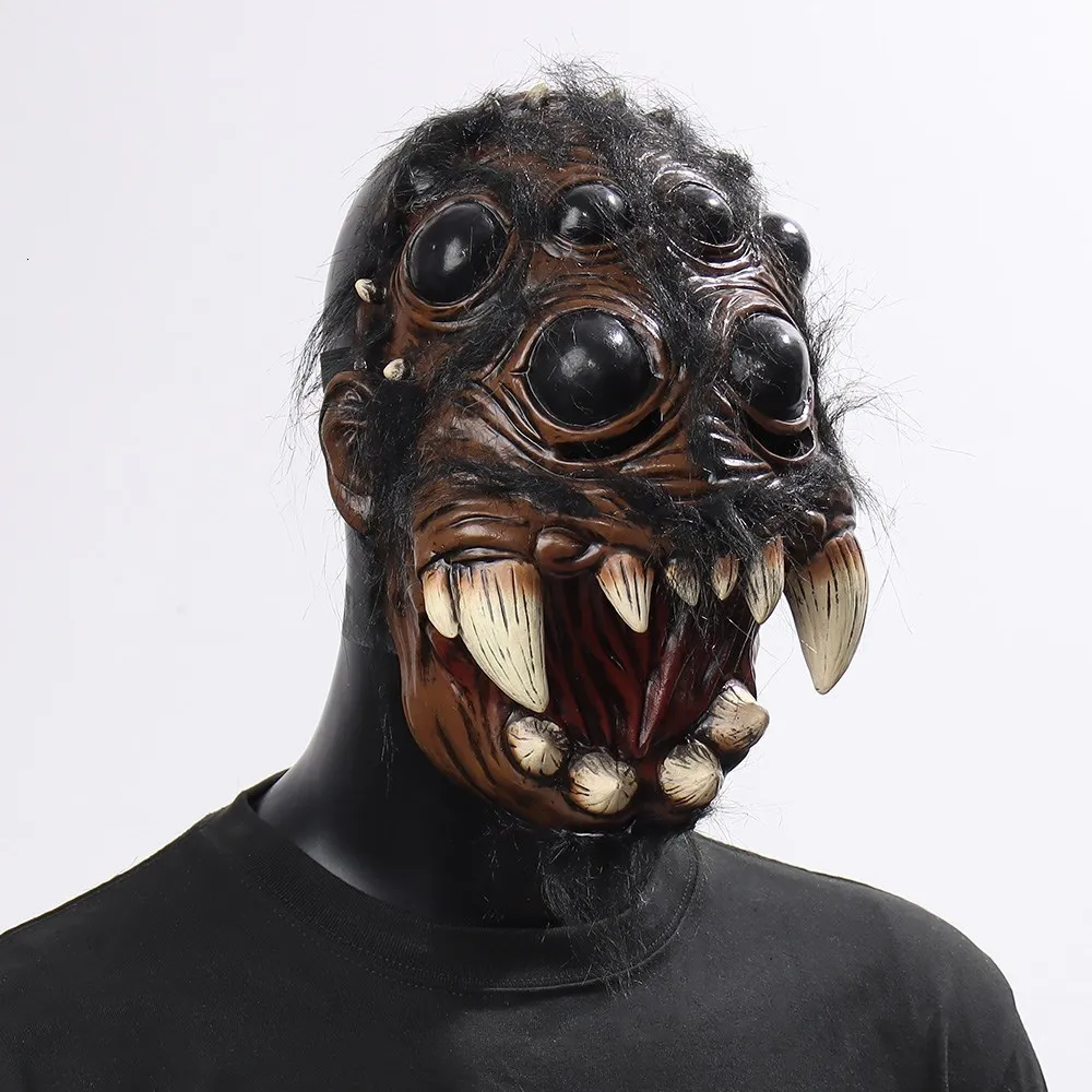 Party Masks Horror Creepy Spider Mask Cosplay Scary Animal Spiders Big ...