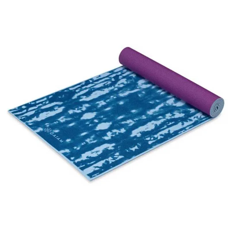 Gaiam Premium Reversible Purple Lotus Lotus Yoga Mat 6mm Workout Area With  Accessories Q230826 From Darlingg, $15.75
