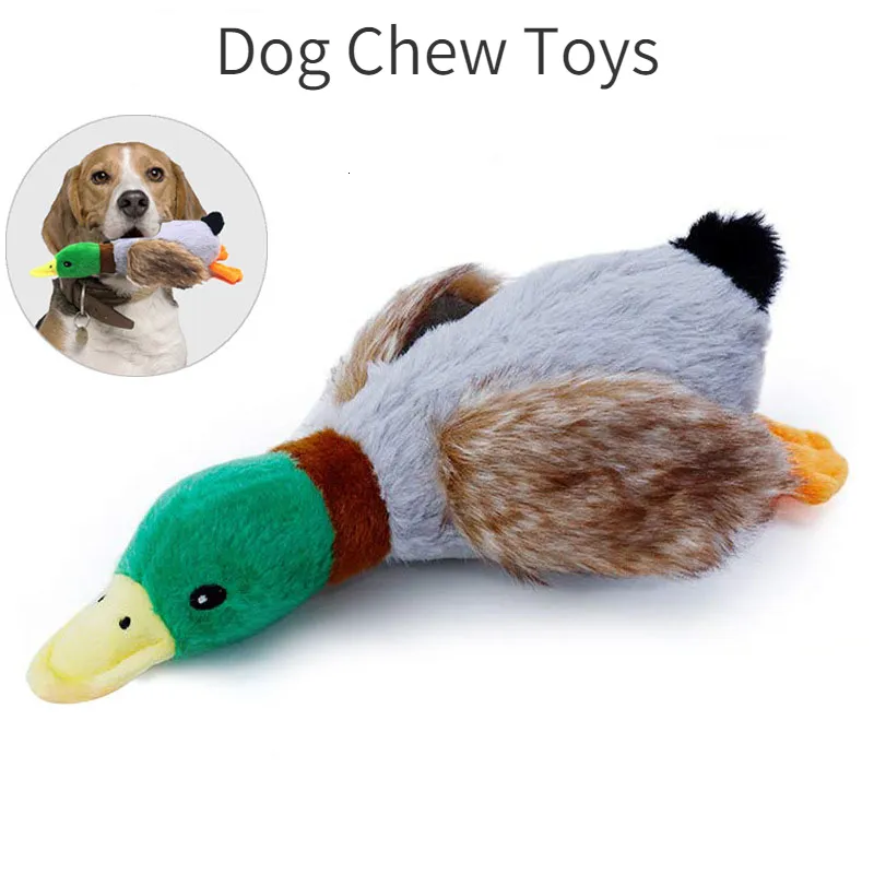 Cão brinquedos mastiga cão mastigar brinquedos bonito pelúcia pato som brinquedo recheado squeaky animal squeak cão brinquedo limpeza dente cão mastigar corda brinquedos 230825