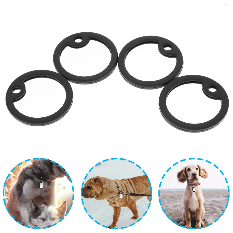Silicone Dog Training Collars With Tag, Ring, And Name Holders Set Of 4 Pet  Covers For Puppies From Tingfagdao, $5.5