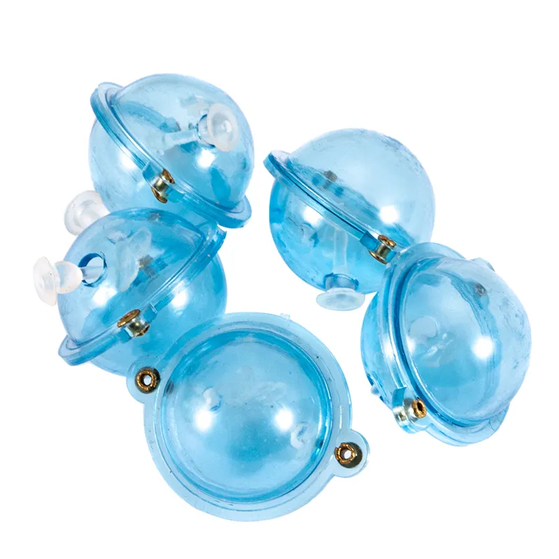 Fishing Float Set With Clear Round Balls, Hollow Bubble Surface