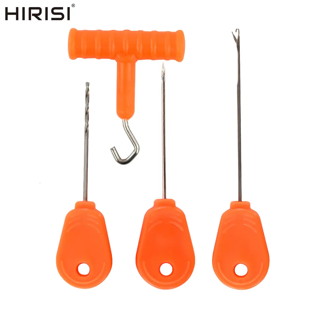 Fishing Accessories Hirisi 4pcs Carp Bait Needle With Box Tools BT05 230825