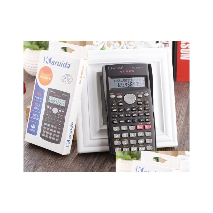 Calculator Handheld Student Scientific Calculator 2-line display Portable multi-function math teaching x0908