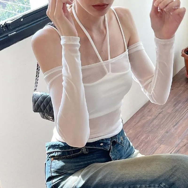 mesh halter top