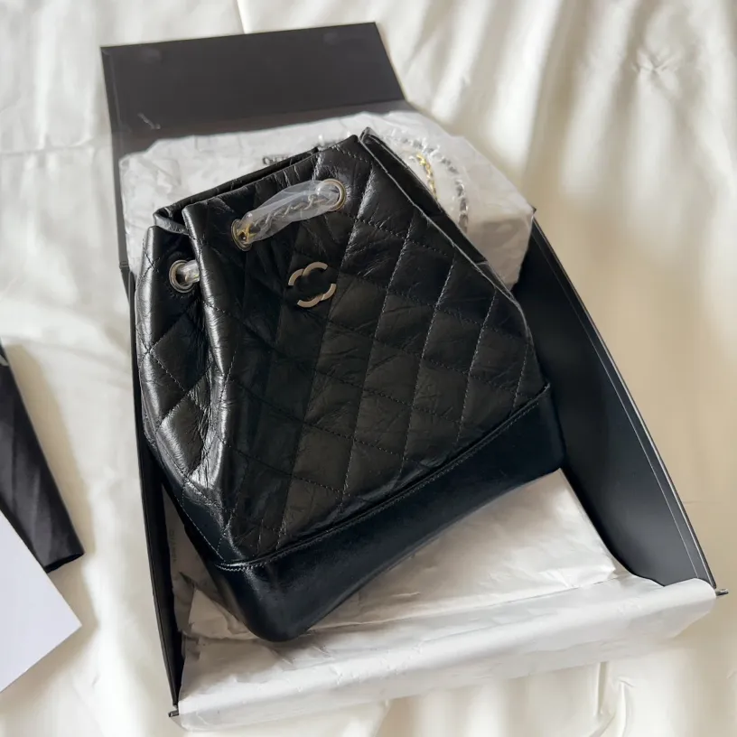 Designer väskor mini ryggsäck för kvinnor lyxig dubbel axel kedja väska lady crossbody klassisk stil högkvalitativ modeväska