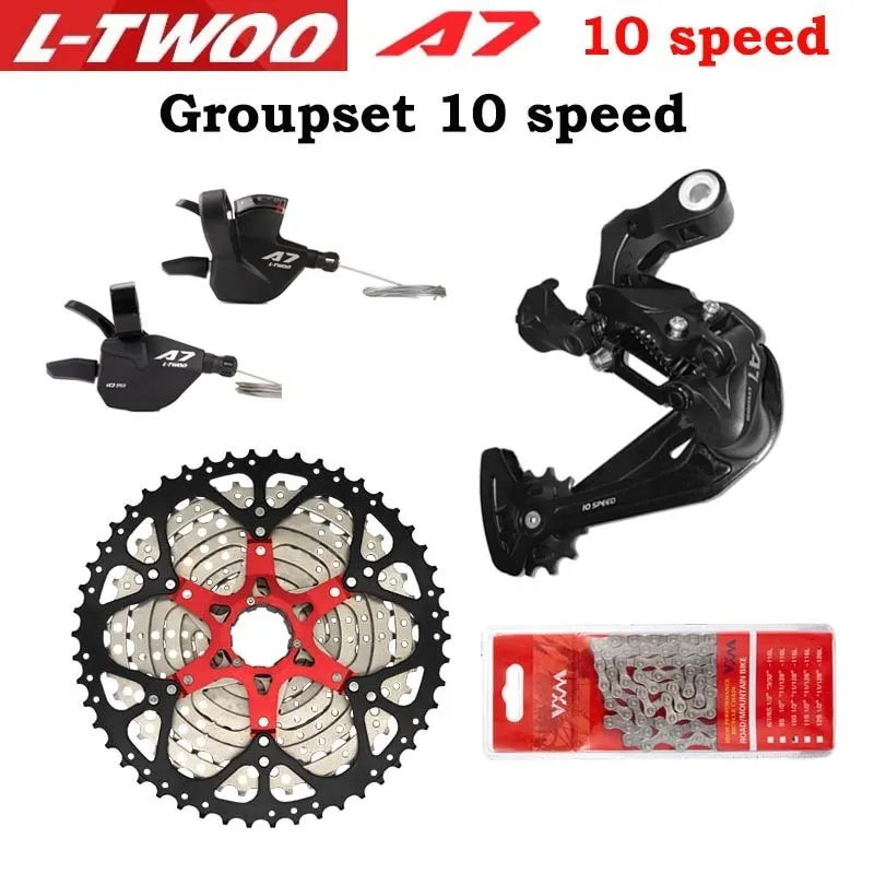 自転車derailleurs ltwoo a7 1x10sグループセット10レバーデレイラーサンシャインカセット42t t 50t vxmチェーン230825