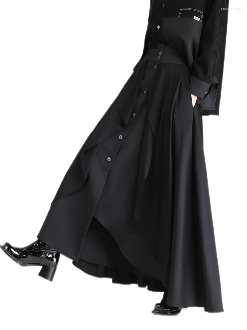 Solid color fashion long skirt S079 Solid color fashion long skirt S079