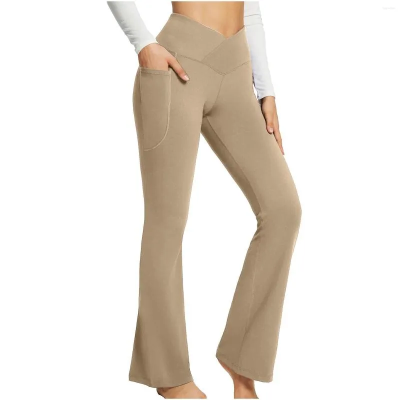 High Waisted Flare Flare Leggings Petite For Women Wide Leg, Elastic Bell  Bottoms, Perfect For Yoga, Dance, Fitness, Pilates 2023 Collection From  Bounedary, $13.26
