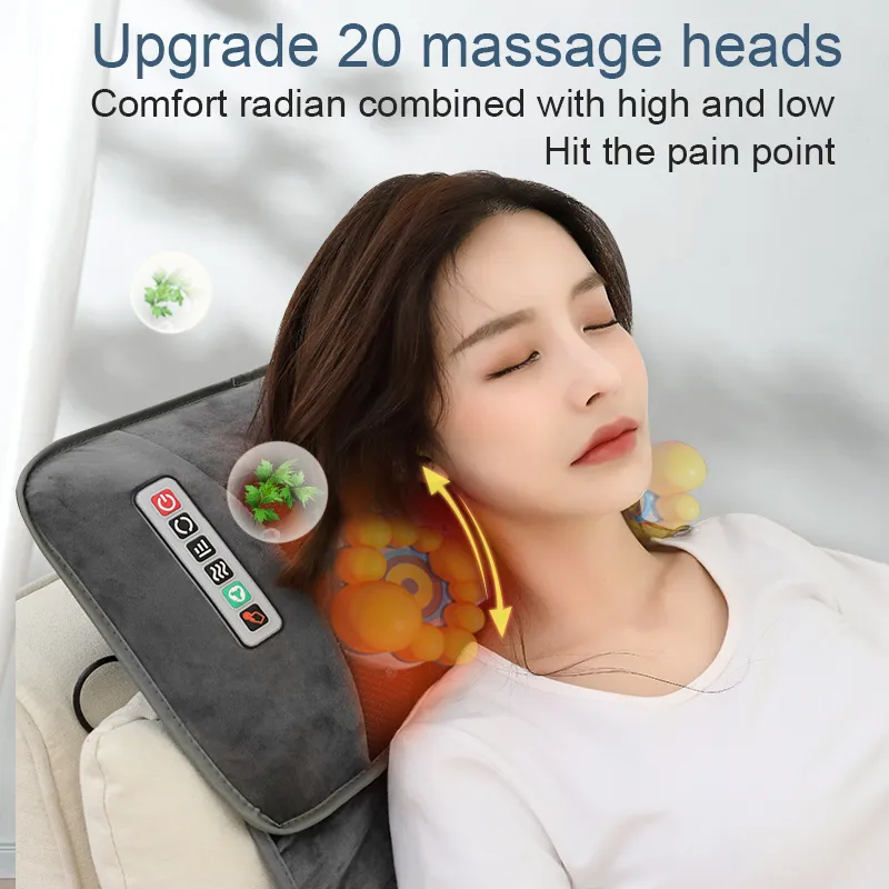 Foot Massager Full Body Massage Mattress Shiatsu Pad Electric Back