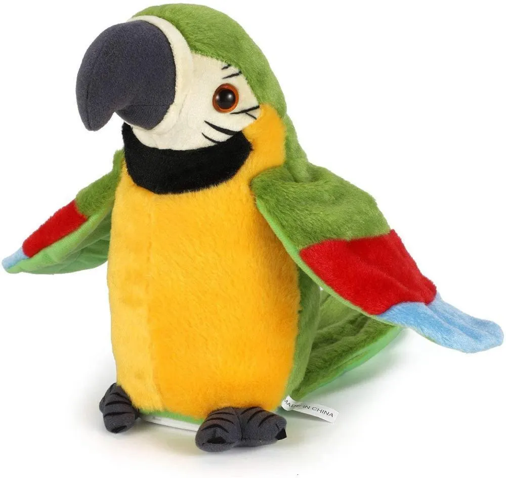 Electric Talking Parrot Plush Bird With Waving Wings Cute And Funny Evil Squirrel Toy For Kids Perfect Gift 230918 From Youngstore07 11.69 DHgate.Com