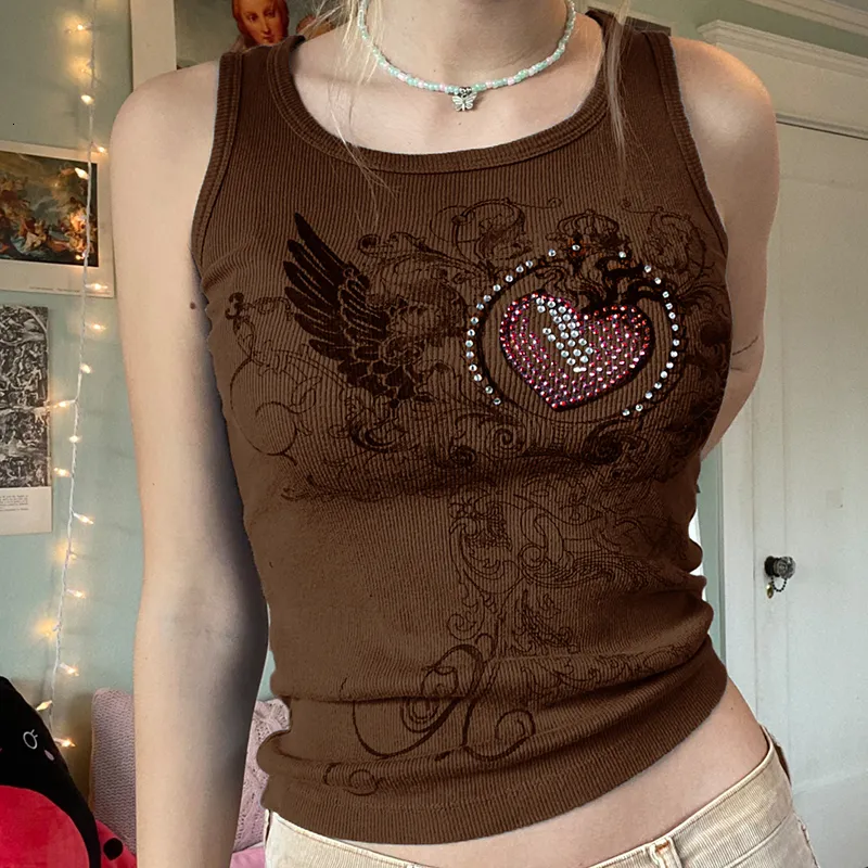 トップス gimmick layered sleeveless sweat y2k DHgate.com:Y2k Clothes Womens Knitted Crop Top: Diamond