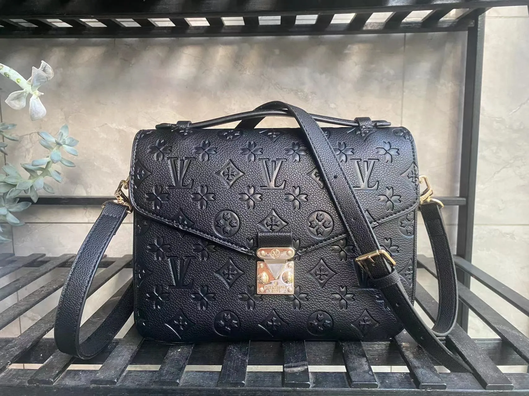 2022 Dames handtas Tas Datumcode serienummer Kwaliteit Leer Louise Dames Viuton portemonnee messenger schouder body POCHETTE METIS handtassen M44875 M41487