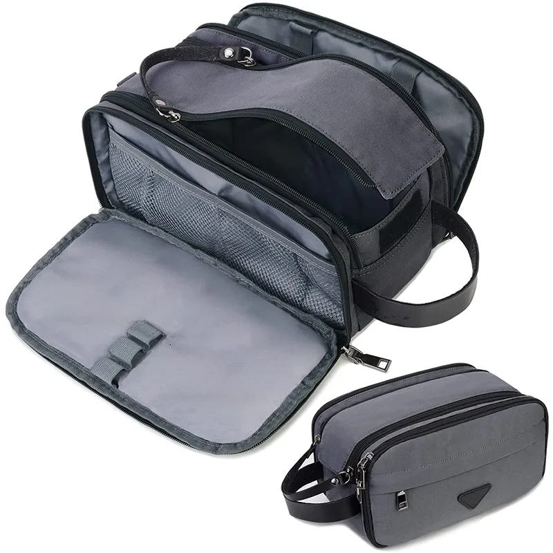 Marsupi Organizzatore da viaggio Borsa da toilette aziendale Kit Dopp da barba impermeabile per uomo Donna Doccia Bagno Borsa per il trucco 230826