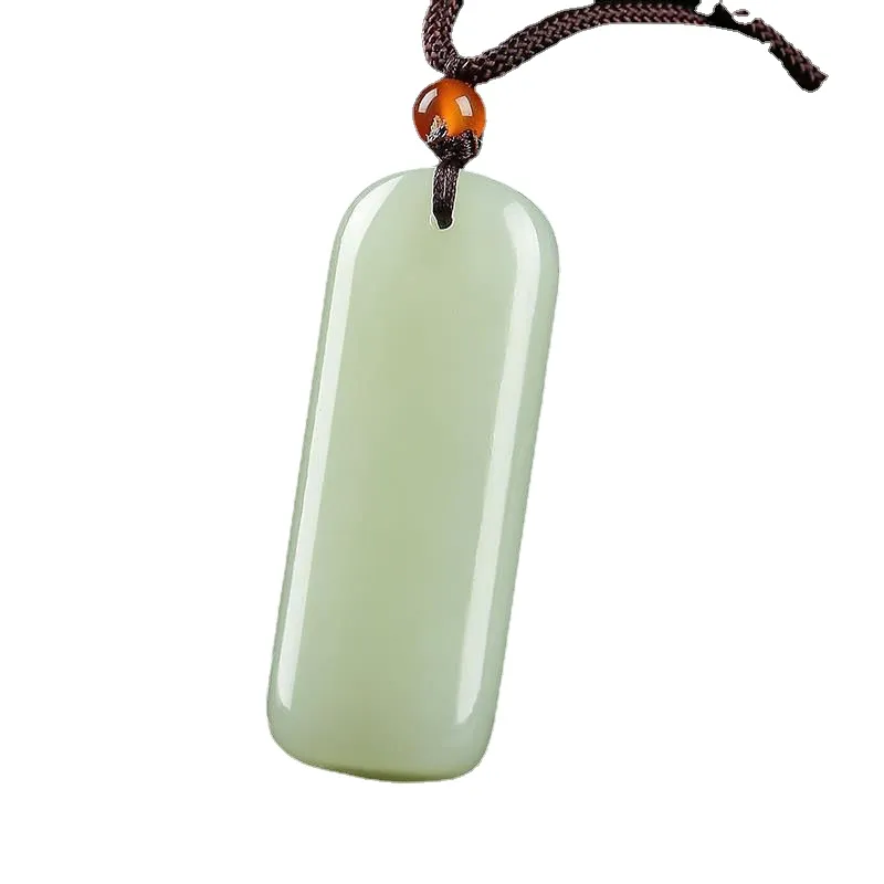 Hetian jade wek-jin et pendentif naturel sûr pendentif en jade hommes et femmes collier jade jade jade