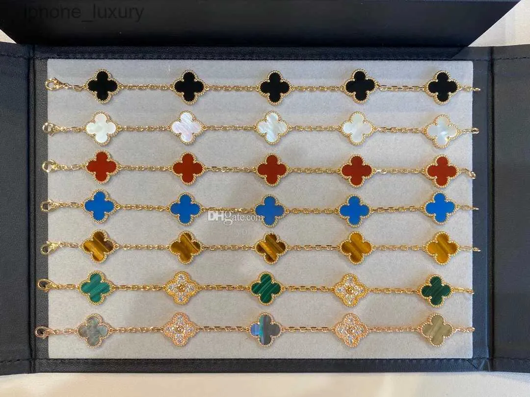 bracciali da uomo di lusso van clover per gioielli da donna braccialetto con diamanti braccialetto da uomo di design 03