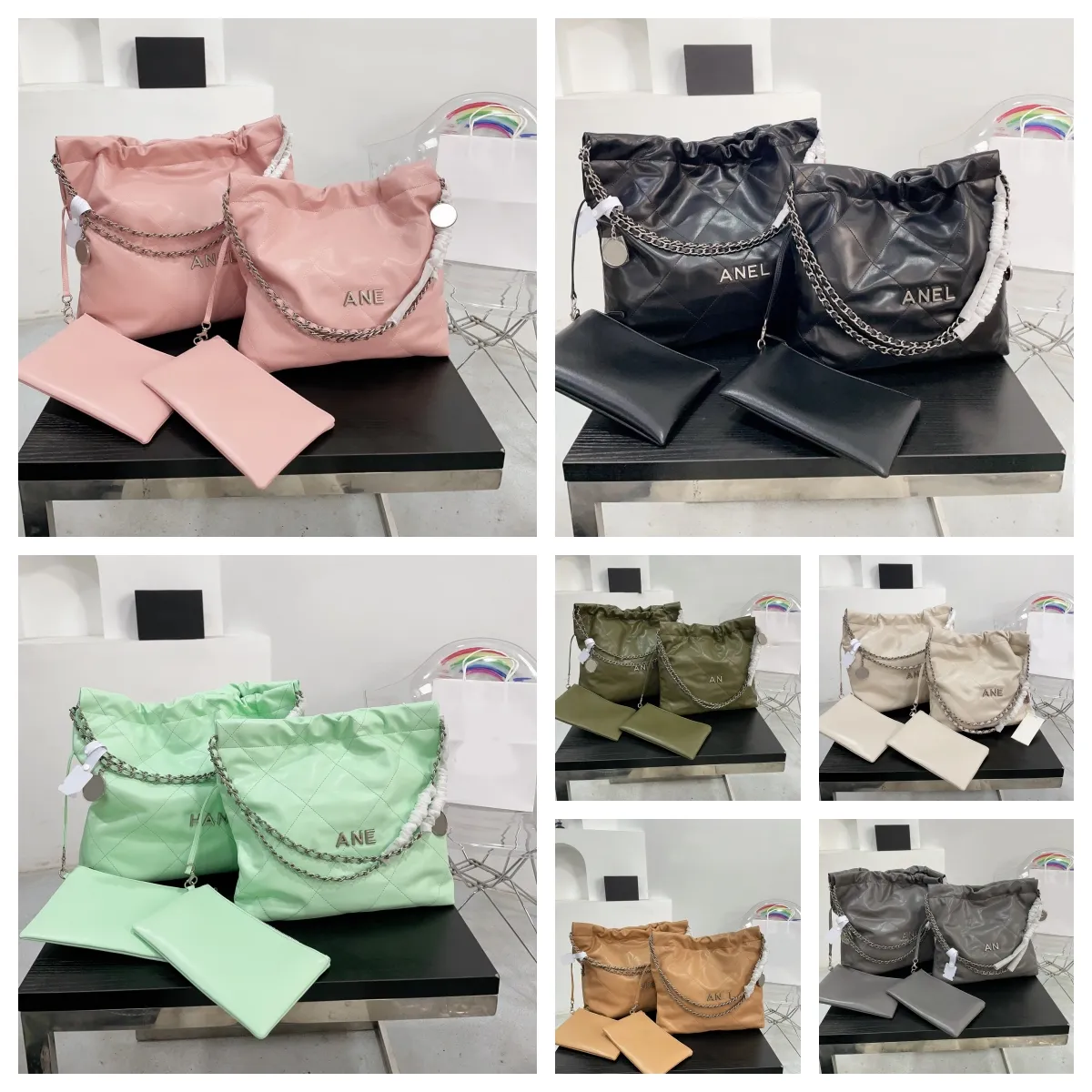 Designer Inspired Genuine Leather Bucket Shoulder Bag With