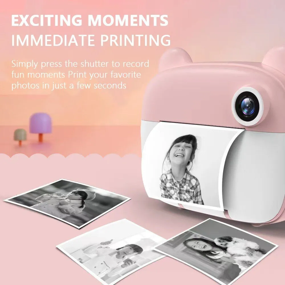 Cámara Instantánea Polaroid Para Niños Con 32 Gb De Memoria Color Rosa