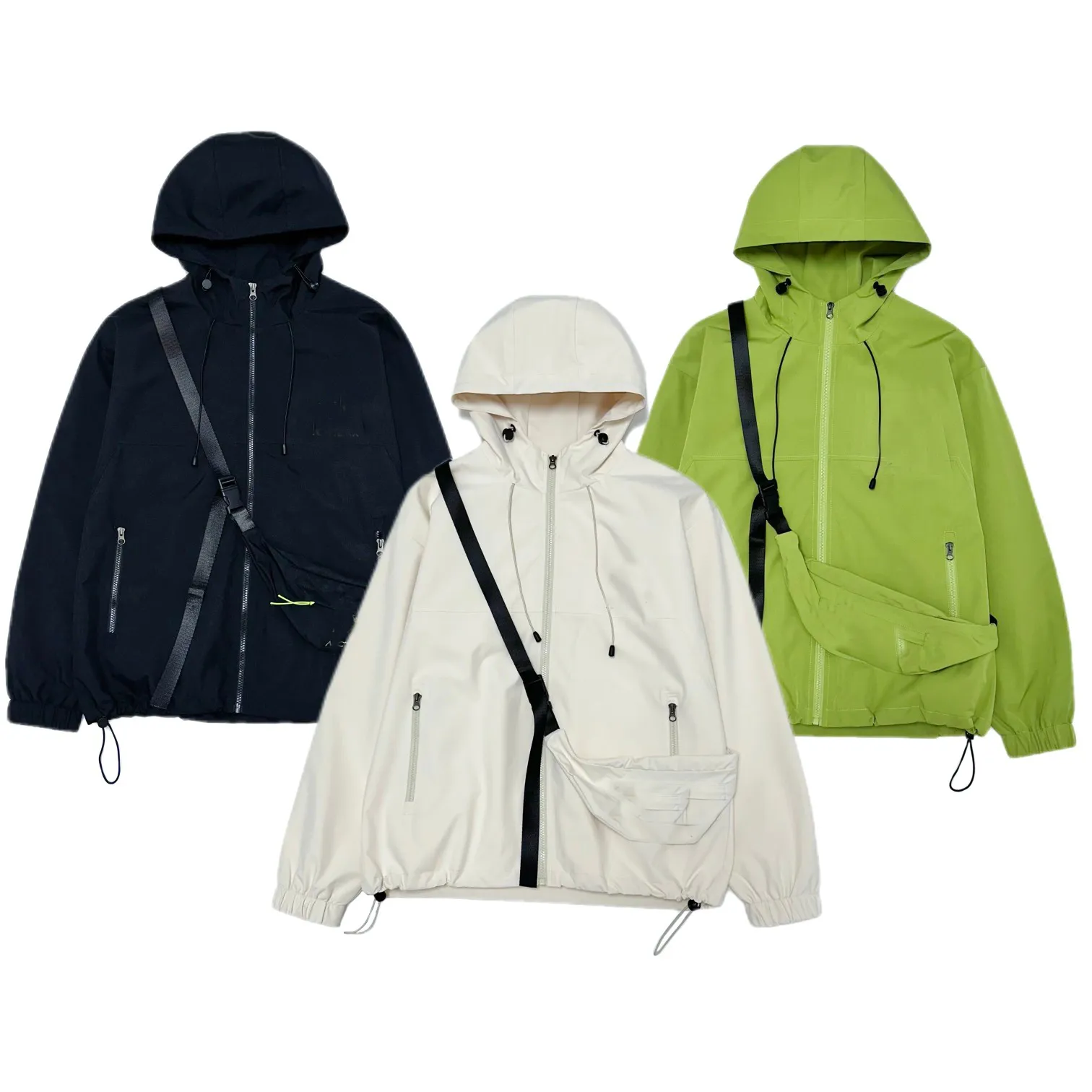 designer jacket New Bird brand hooded plush jacket men's and women's long sleeved zippered hoodie outdoor windproof jacket