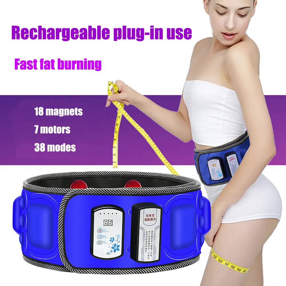 Outros itens de massagem Massagem elétrica sem fio Cinto de emagrecimento para perder peso Aptidão Queima de gordura Vibração Abdominal Belly Muscle Trainer Estimulador 230826