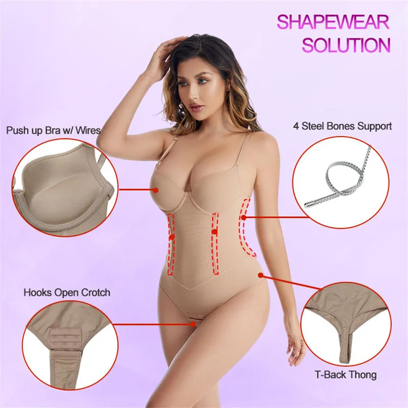 Women Slimming Shapewear Underwear Control Strap Sexy Push Up
