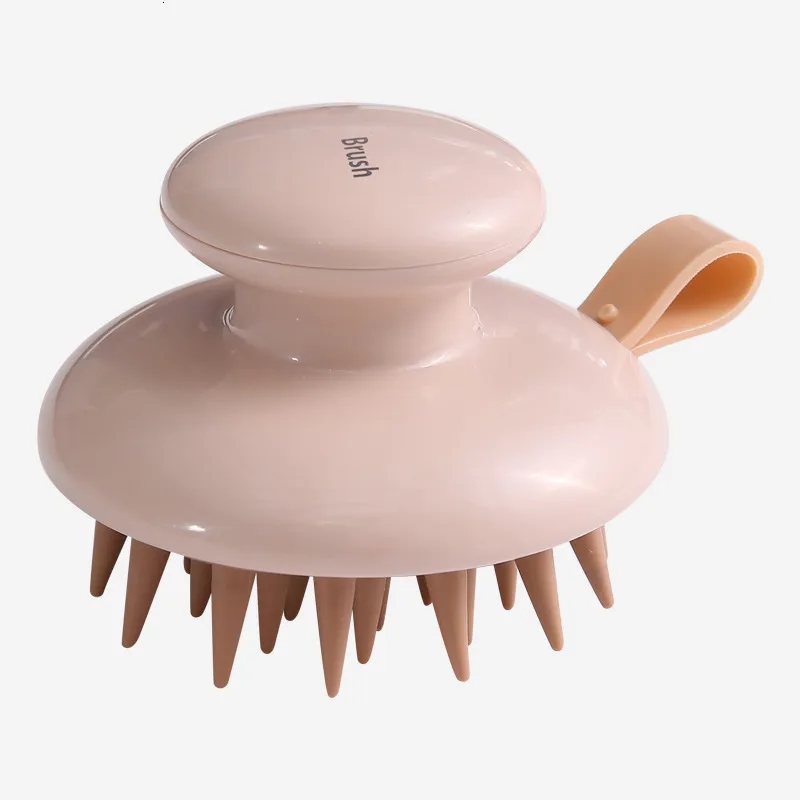 MASSAGER 1PCS متعددة الوظائف باليد تدليك الفرشاة رأس فرشاة الرأس فرشاة فرشاة مشط تنظيف الشعر مشط رأس ميدان 4 ألوان 230826