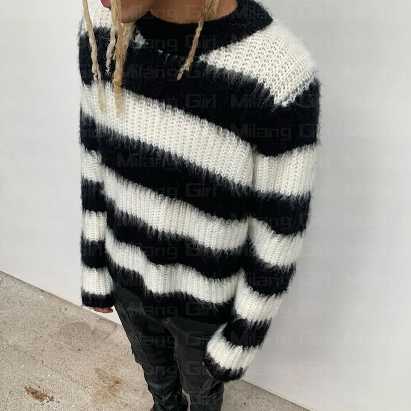 Mens Sweaters Vintage Sweater Women Cute Pullover Y2K Harajuku