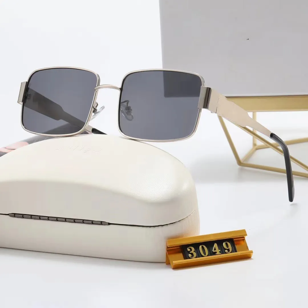 Sonnenbrille Designer Mann Frau Lunette Luxus Herren Quadratisch Metall Brillengestell Outdoor Fahren Angeln Reisen Sonnenbrillen