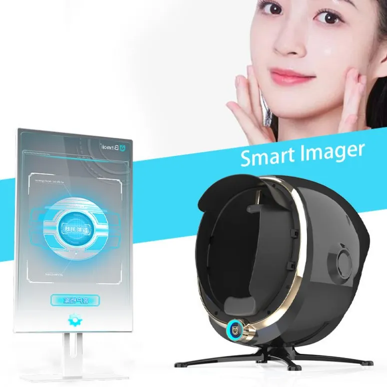 Annan skönhetsutrustning Visia Skin Scanner Analyzer Bitmoji 3D Face View Magic Mirror System Ansiktsanalys med CBS -programvara