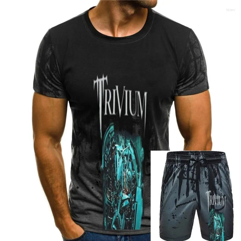 Fatos de Treino Masculino Trivium Orb Camiseta Preta