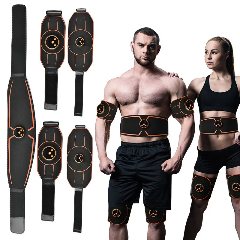 Core Abdominal Trainers Abs Belt Abdominal Trainer EMS Muscle Stimulation Electric Exerciser Toning Belts For Leg Arm Workout Fitness Home Gym Equiment 230826