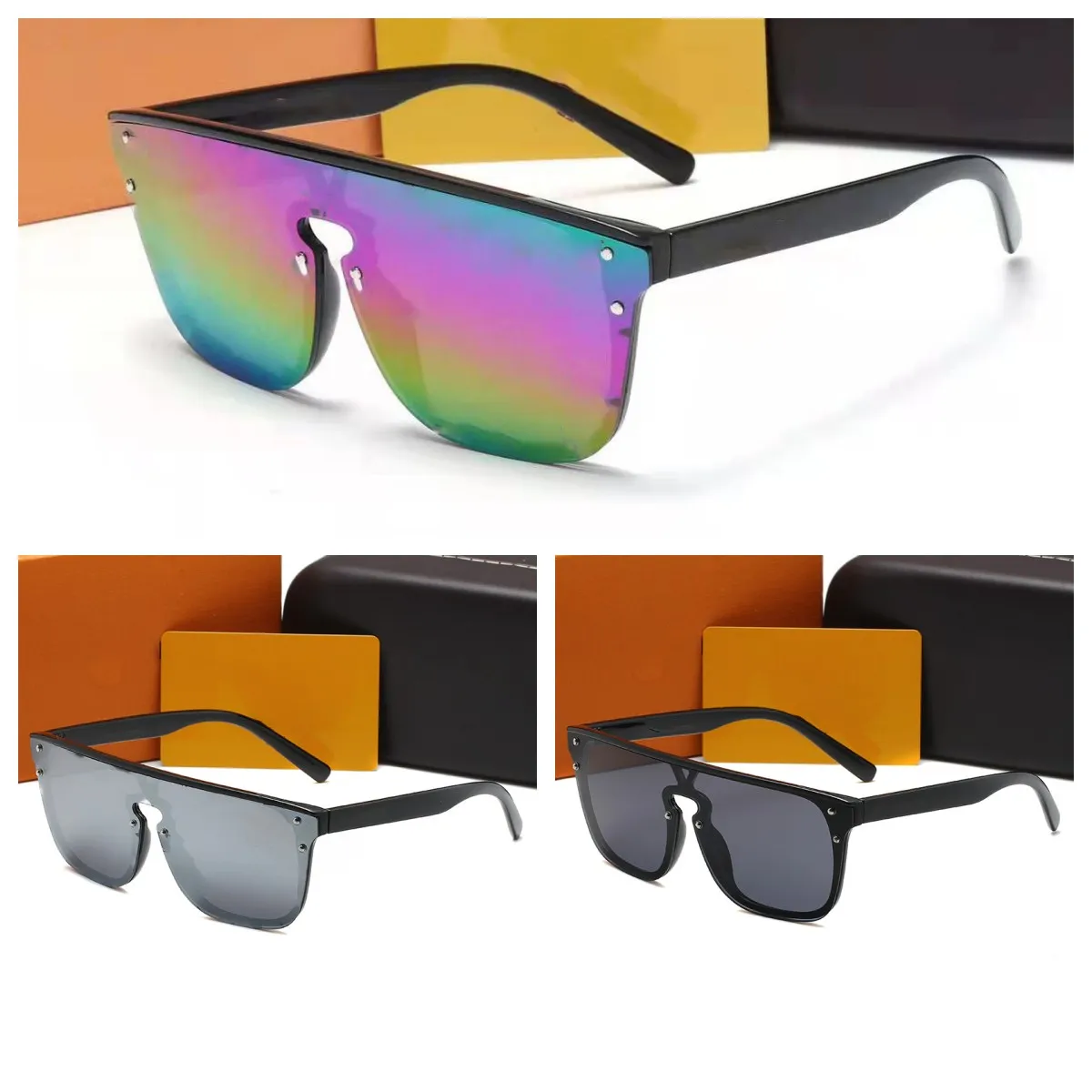 Óculos de sol de lente de flor Luxurys Designers Óculos de Sol para Mulheres Mens Óculos de Sol Full Frame Prova de Sol Cor Misturada Triomphe Quay Sun Óculos Homens Lunette Homme