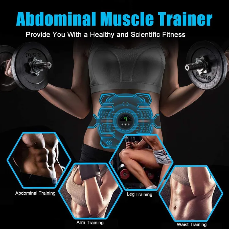 Abdominales Electroestimulacion, Electroestimulador Muscular Abdominales,  EMS Estimulación, Cinturón Muscular Abdominal, Estimulación Muscular para