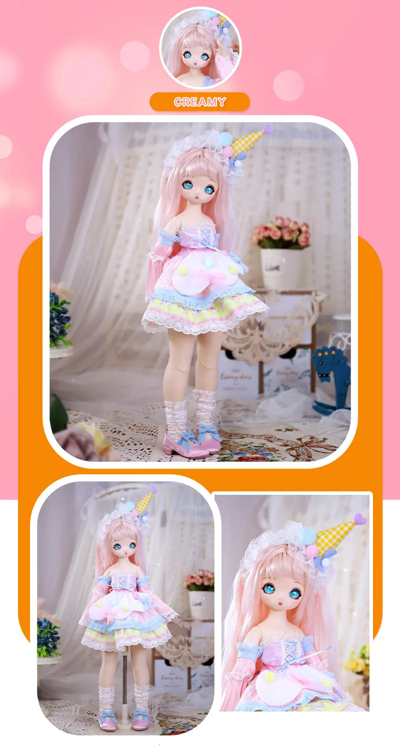 Collectible BJD Doll - 1/4 Dream Fairy Match Girl, Resin