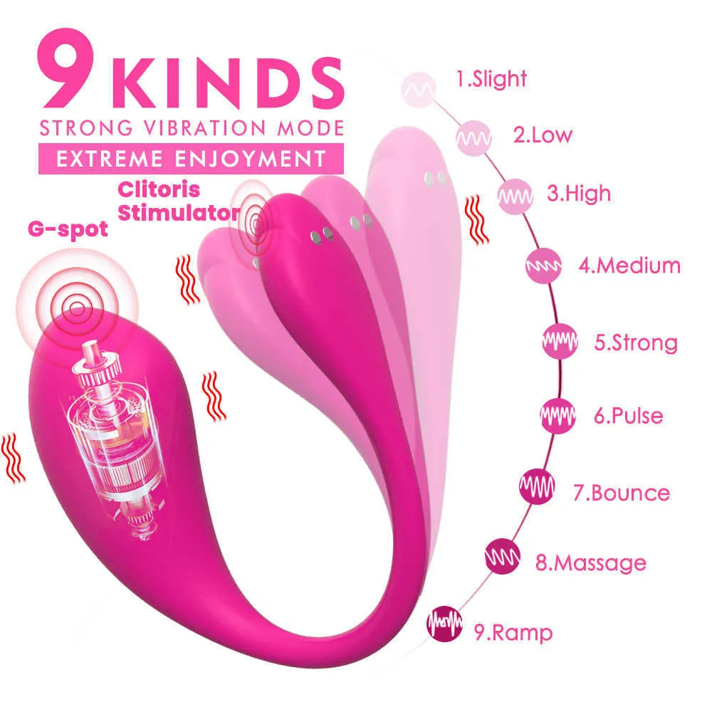 NXY Vibrators App Control Dildo Sex Toys для женщин Bluetooth Long Distance Вибрационные яйца -мастурбация сексуальная 230809