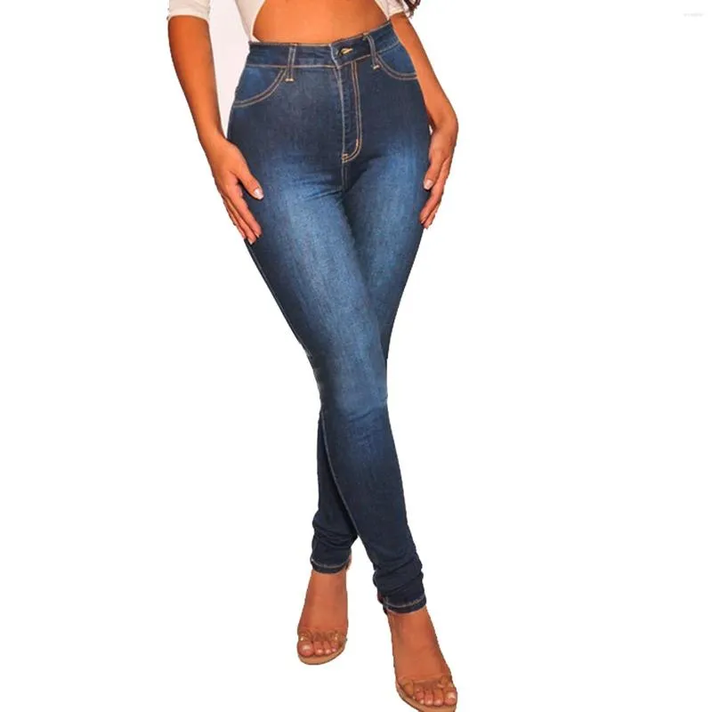 Jean femme pour femme pantalon en jean serré taille haute pantalon français longueur cheville pantalon crayon Vaqueros