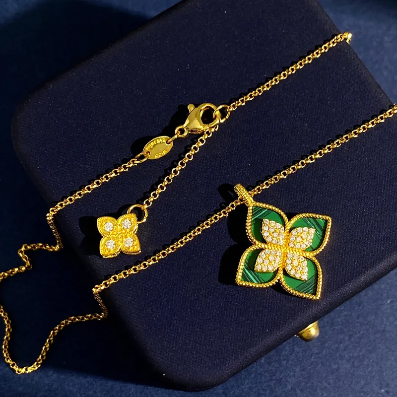 Vintage Pearl and Diamond Earrings with Luxury Clover Designer Pendant ...