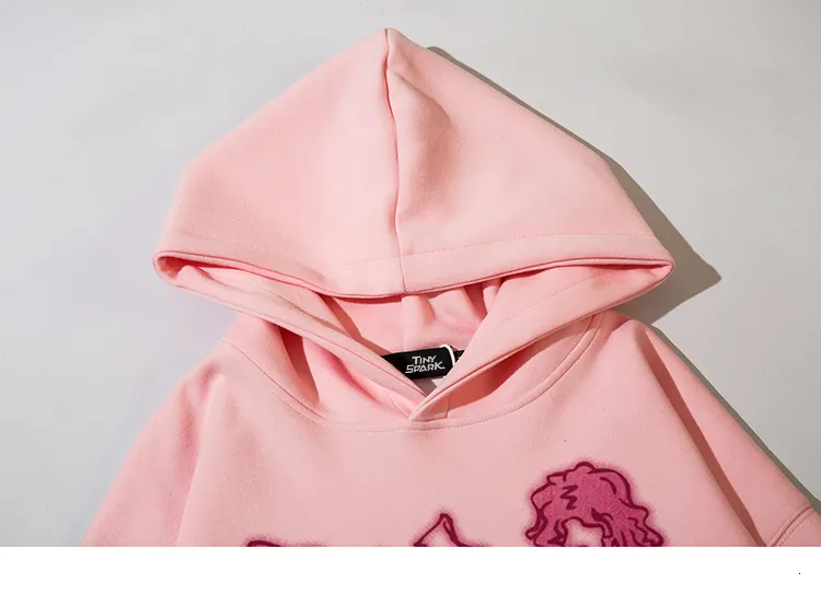 Sudadera con capucha para Hombre  Sudadera Rosa-Sudadera con capucha para  hombre Otoño/Invierno 2023 Hip Hop - Aliexpress