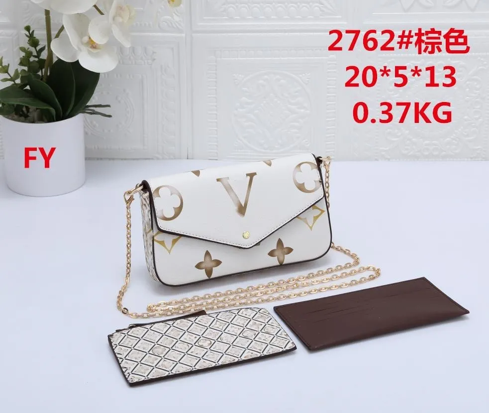 حقيبة كتف جديدة عالية الجودة للسيدات الكلاسيكية سلسلة الفاخرة Crossbody Bag Monograbag