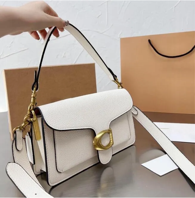 Designer Leather Messenger Bag For Women And Men Luxury Beige Tote Bag ...
