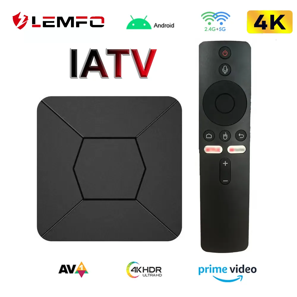 Set Top Box IATV Q5 Smart TV Box Android 10 TV Box Android 4K Lettore multimediale doppio WiFi Allwinner H316 TVBOX 2GB 8GB HDR10 2.4G 5G 230826