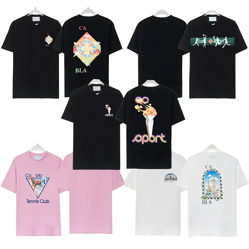 2023メンズとレディースのための最新デザイナーティーTシャツピュアコットンショートスリーブTシャツTシャツ夏のカジュアルメンズ服マルチスタイル