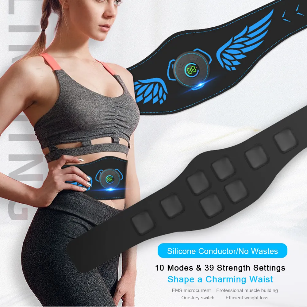 Twist Boards Inalámbrico EMS Trainer abs Estimulador muscular Mioestimulador Cuerpo Fitness Pérdida de peso eléctrica Cuerpo Adelgazante Masajeador Cinturón Adelgazante 230826