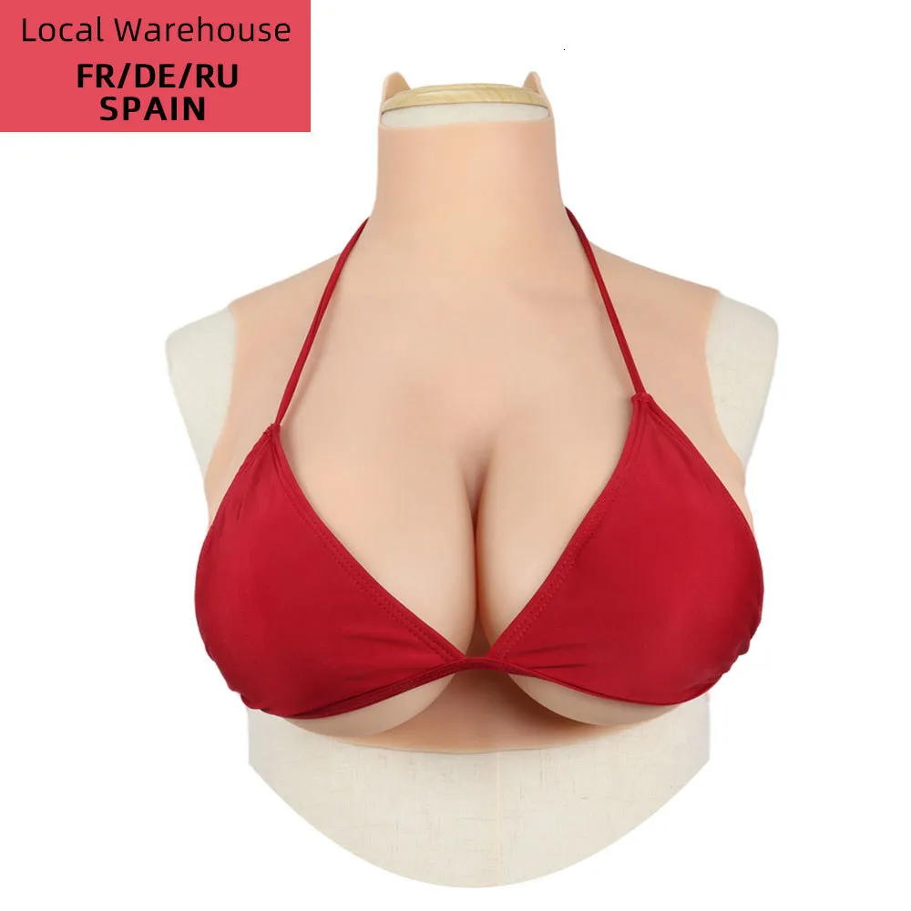Breast Form MUSIC POET Realistic Silicone Big Tits G H Cup Breast Forms Fake Boobs Enhancer Shemale Transgender Drag Queen Crossdressing 230826