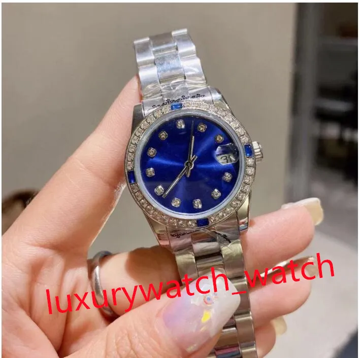 High quality Master design automatic mechanical women's watch, fashion 31mm dial, folding buckle, sapphire glass, star business handbag Lady waterproof wristwatch