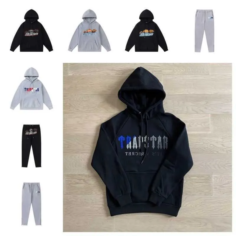 Heren Hoodies Sweatshirts Casual Geborduurde Mannen Vrouwen Trapstar Hoodie London Shooters Capuchon Trapstar Trainingspak Designer Truien Jog